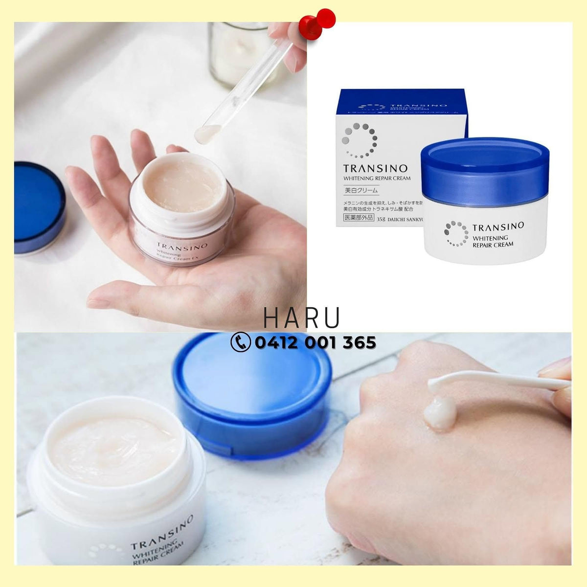 Transino Whitening Repair Cream EX – 35g | Made in Japan
