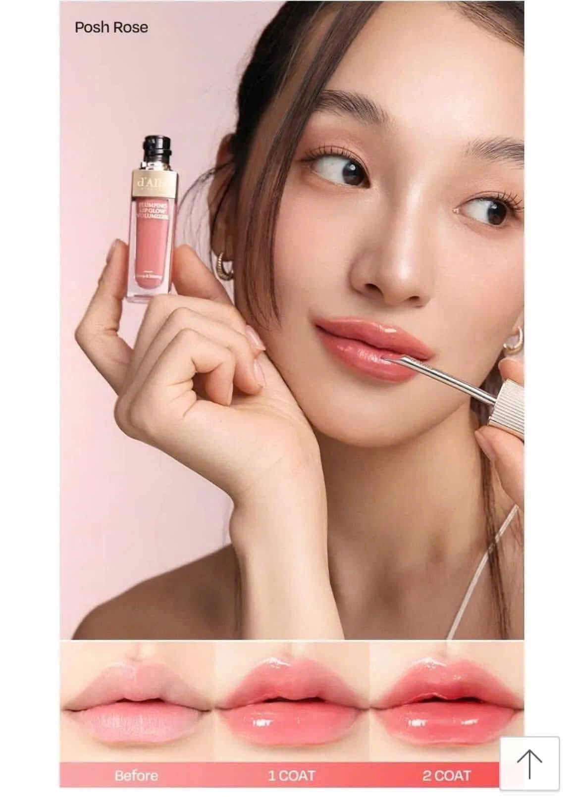 D'Alba Plumping lip glow volumizer Set of 3