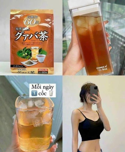 ORIHIRO GUAVA LEAF TEA 48 bags – Made in Japan - Fat-burning weight loss tea