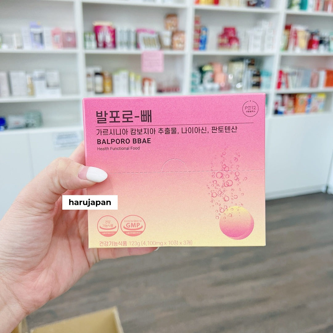 Balporo Bbae Effervescent Tablets – 30 tablets – Made in Korea