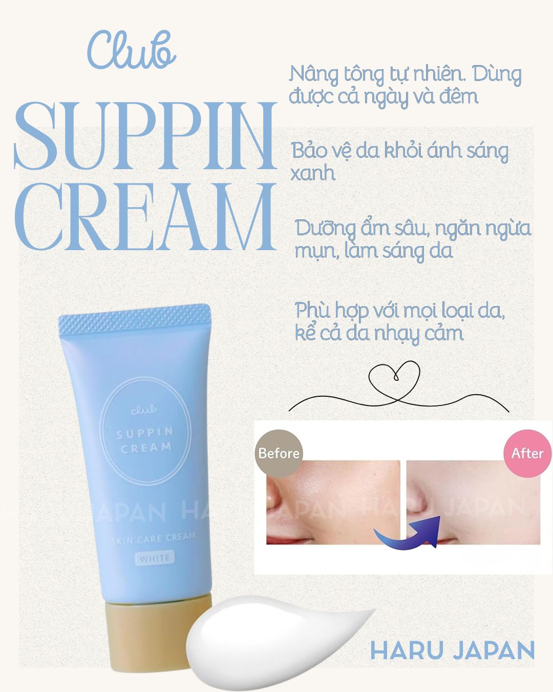Club Suppin Cream – Made in Japan