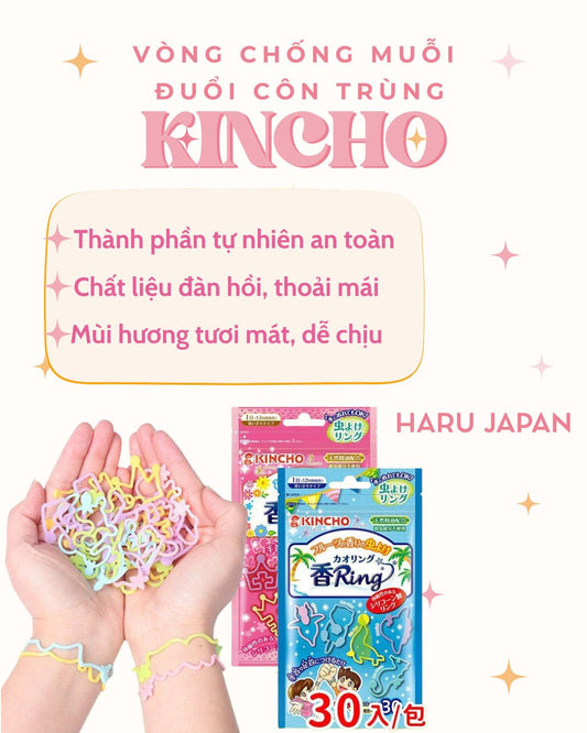 Vòng đeo tay đuổi muỗi cho bé Kincho