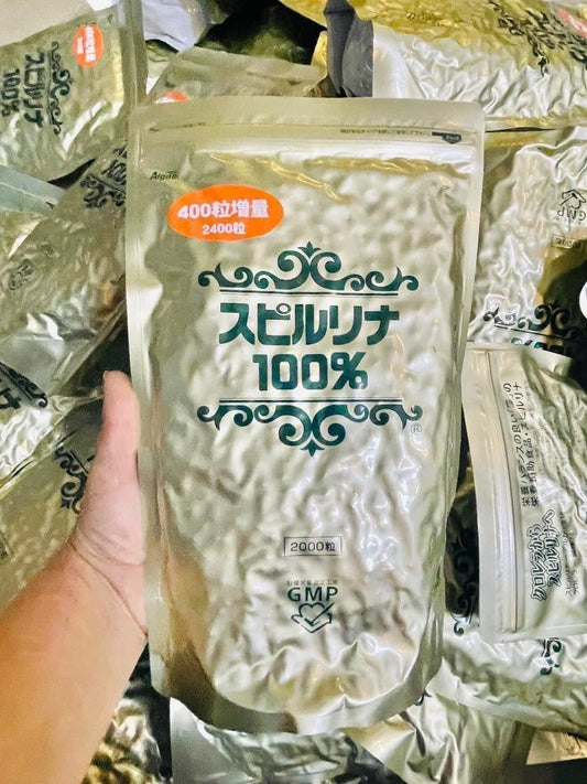 Japanese Spirulina – 2,400 Tablets Value Pack - Made in Japan
