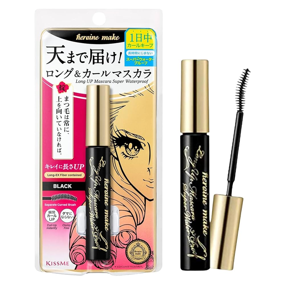 KISS ME Heroine Make Long & Curl Mascara Super Waterproof – Made in Japan