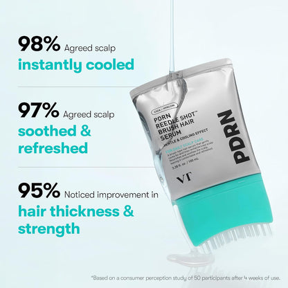 VT PDRN Reedle Shot™ Brush Hair Serum – 100ml - Made in Korea