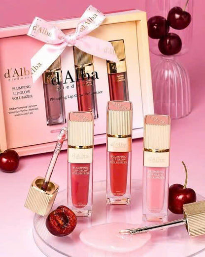 D'Alba Plumping lip glow volumizer Set of 3