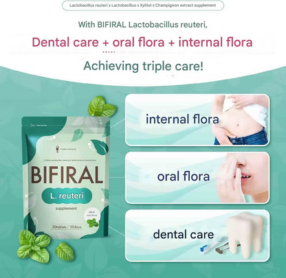 BIFIRAL – BREAKTHROUGH 3-IN-1 FORMULA FOR A HEALTHY DIGESTIVE SYSTEM AND ORAL CAVITY