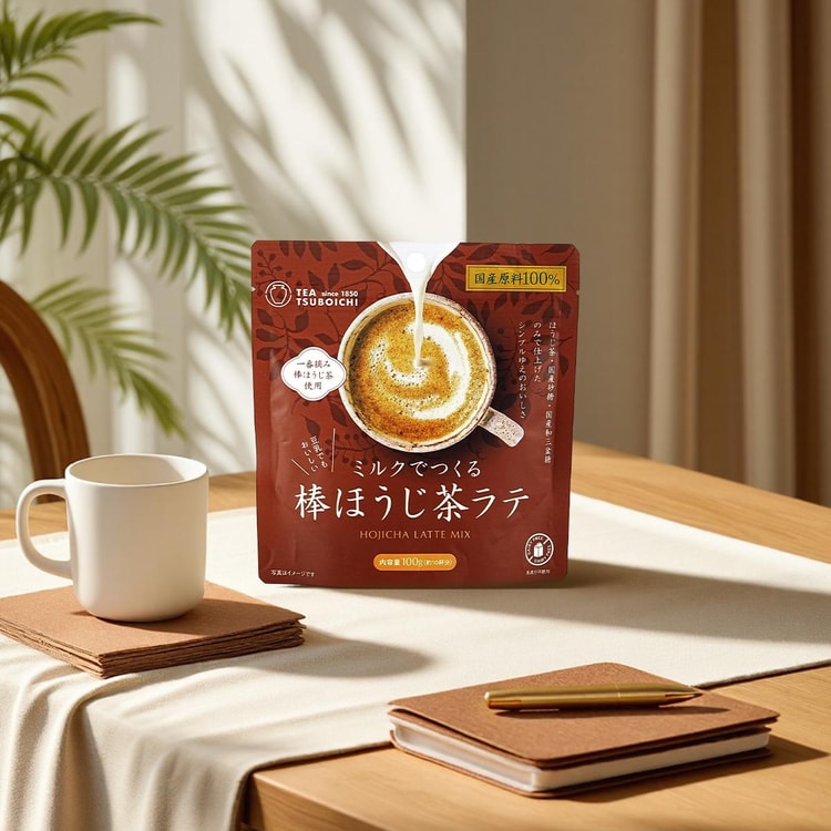 Tsuboichi Hojicha Latte Mix – The Warm, Roasted Aroma of Tea Blended with Milk