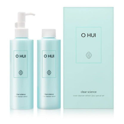 O HUI CLEAR SCIENCE INNER CLEANSER REFRESH SPECIAL SET - Made in Korea