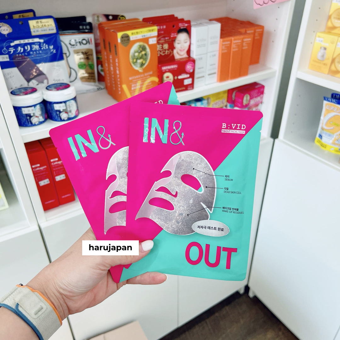 B_VID In & Out Oil-Absorbing Facial Mask