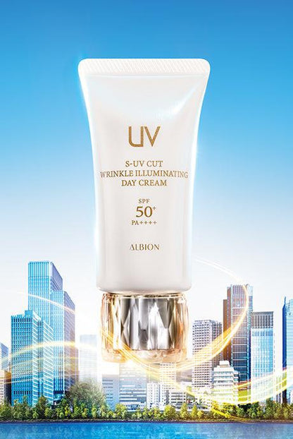 ALBION SUPER UV CUT WRINKLE ILLUMINATING DAY CREAM - MADE IN JAPAN