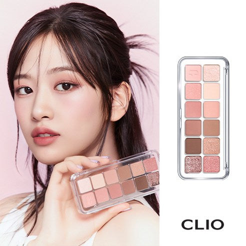 CLIO Pro Eye Palette Air 02 Rose Connect – Soft Nude Pink Palette (Dry Rose)