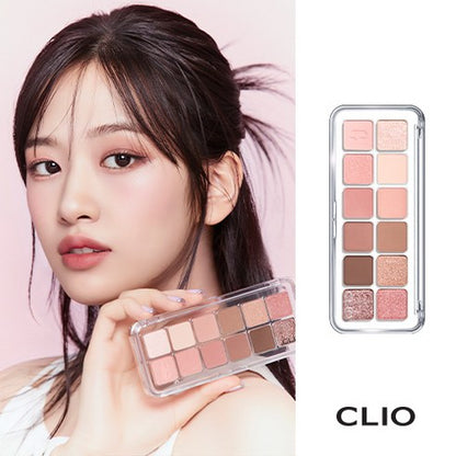 CLIO Pro Eye Palette Air 02 Rose Connect – Soft Nude Pink Palette (Dry Rose)