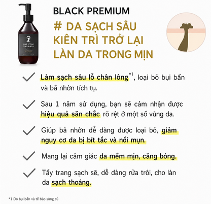 One stone two birds cleanser 150ml