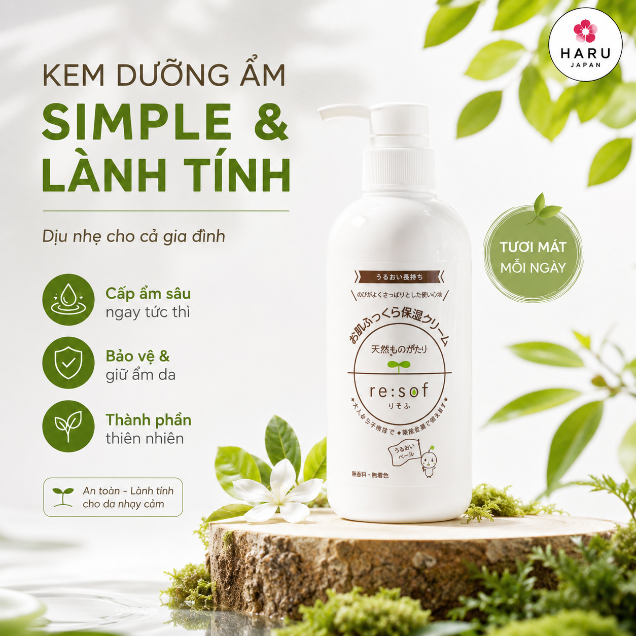 Resof moisturizing cream 500g