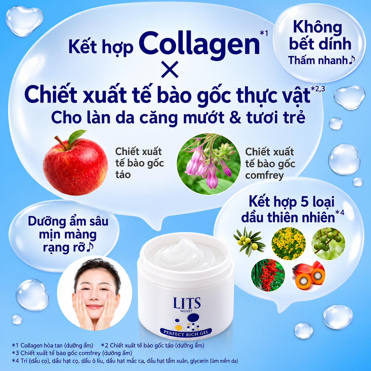 Lits moist moisturizing gel 90g