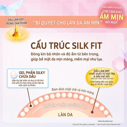 SANA MAIKOHAN SILKY FIT OIL IN BB POWDER (Shade 01 - Bright Beige - MADE IN JAPAN