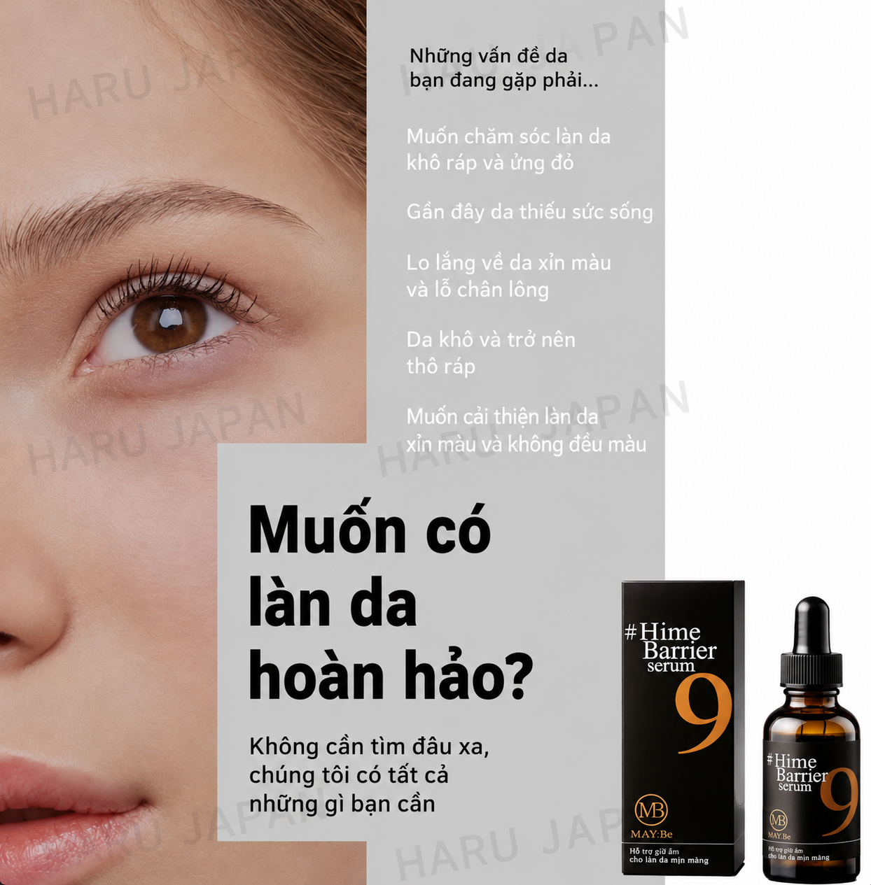 MAY.BE HIME BARRIER SERUM 9 - MADE IN JAPAN