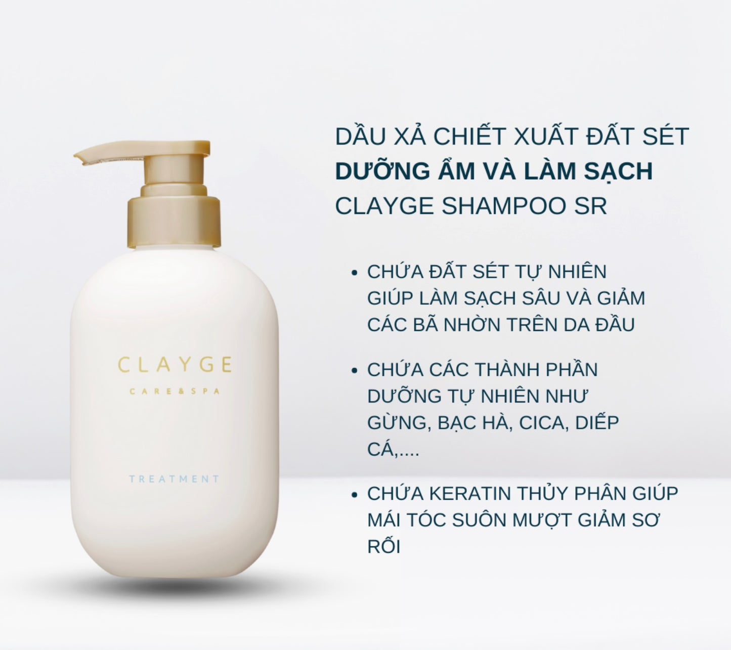 Clayge Care Spa – Shampoo & Treatment Set – “A Relaxing Spa for Your Hair, Right at Home”