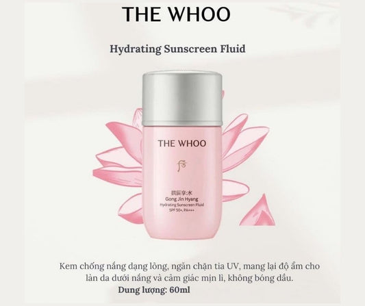 THE WHOO HYDRATING SUNSCREEN FLUID SPECIAL SET - MADE IN KOREA
