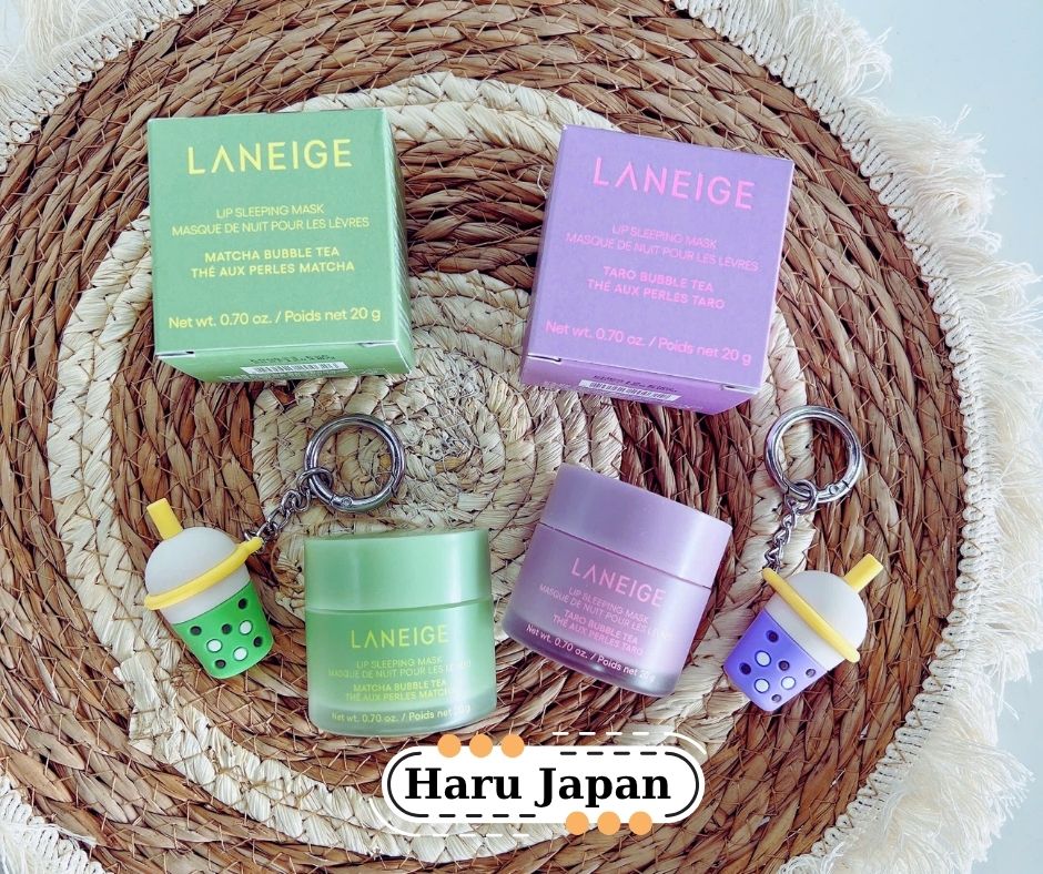 💚💜 LANEIGE Lip Sleeping Mask Bubble Tea Edition – Limited “Milk Tea” Collection 🇰🇷