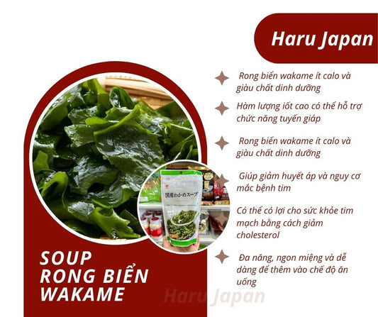 WAKAME SEAWEED SOUP - Made in Japan