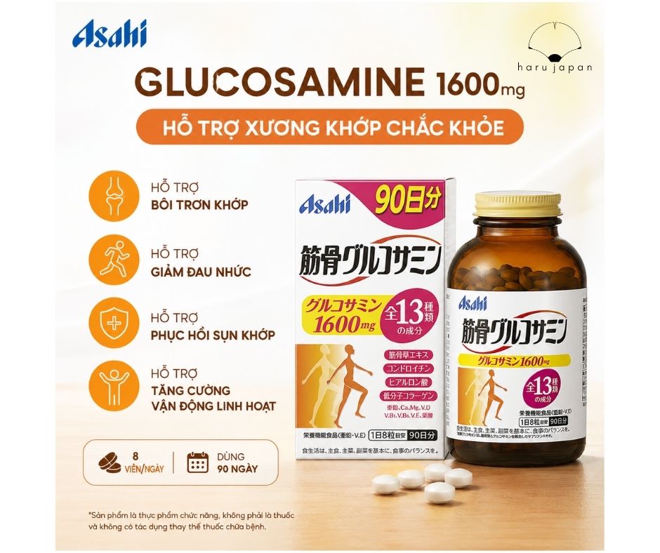 ASAHI KINGOTSU GLUCOSAMINE - MADE IN JAPAN