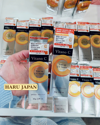 Vitano C Tone Up UV Serum SPF50+ PA++++ - Made in Japan