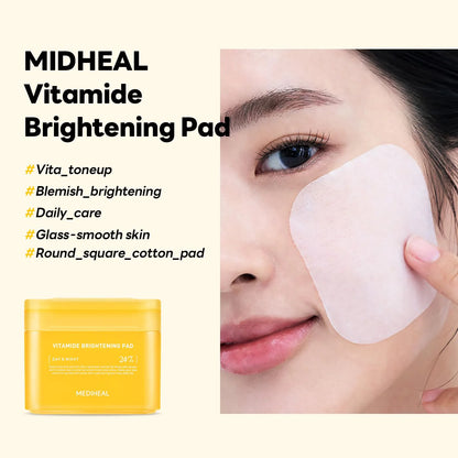 ☀️ Mediheal Vitamide Brightening Pad – Made in Korea