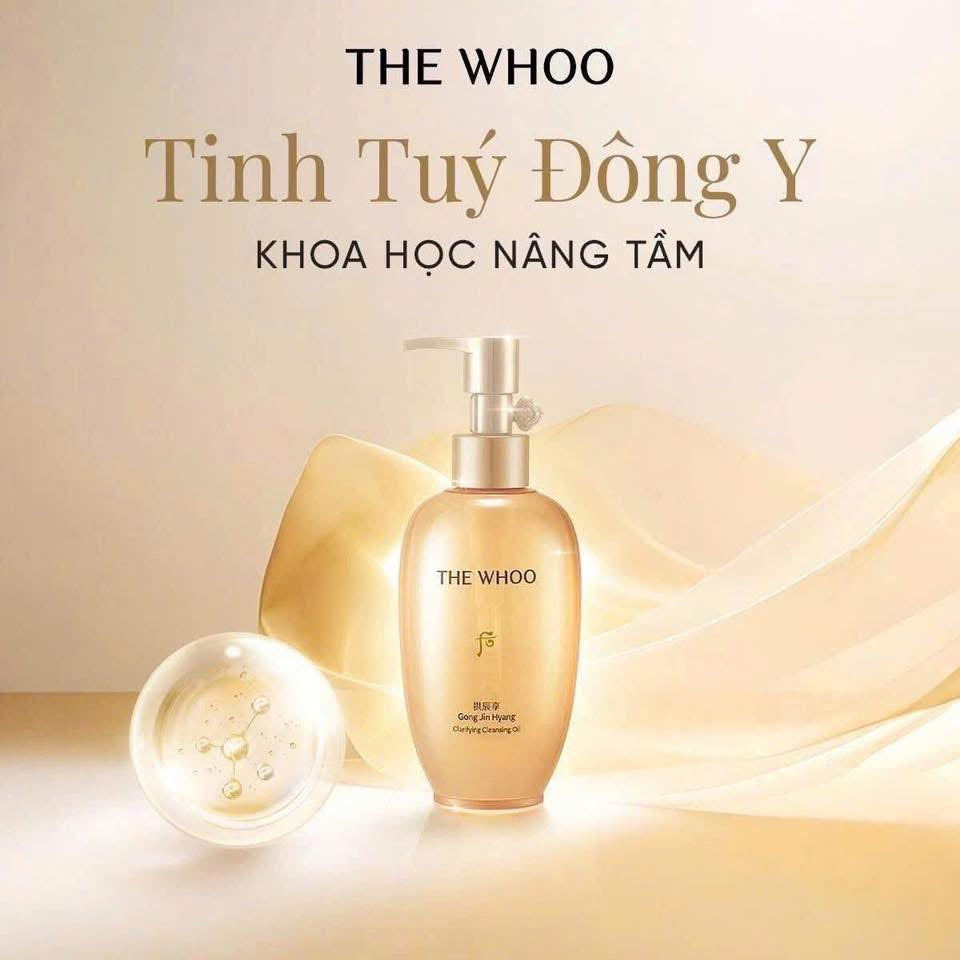 Dầu tẩy trang Đông y The Whoo Gong Jin Hyang Clarifying Cleansing Oil