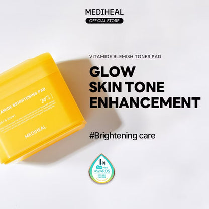 ☀️ Mediheal Vitamide Brightening Pad – Made in Korea