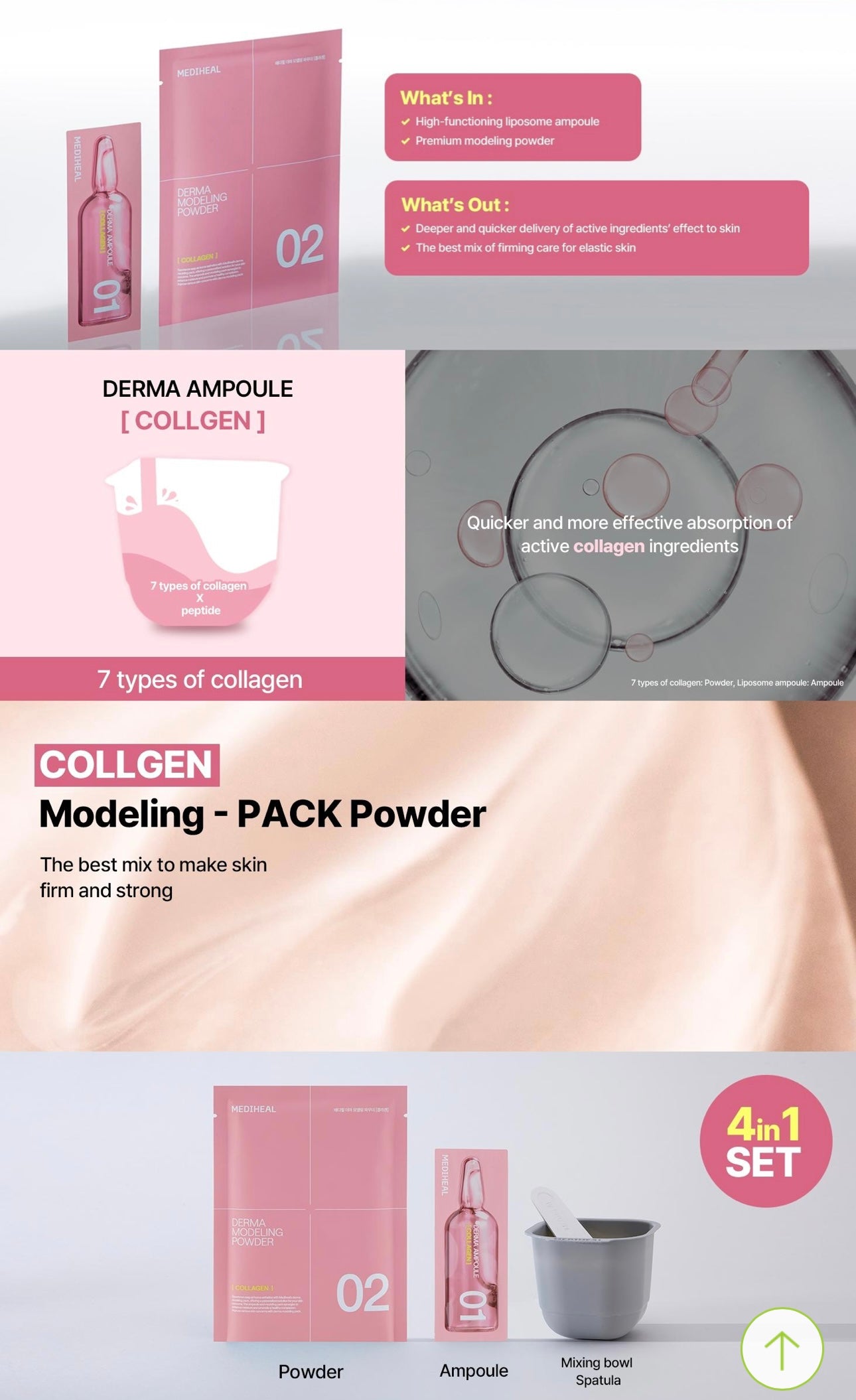 💗 Mediheal Derma Modeling Pack [Collagen] – Made in Korea