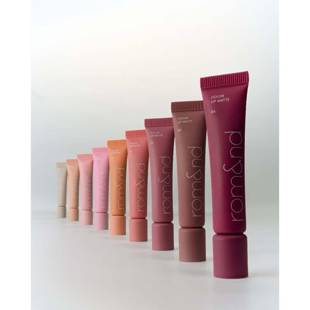 💋 Rom&nd Color Lip Matte – Soft Velvet Mud Matte Lip Cream 🇰🇷