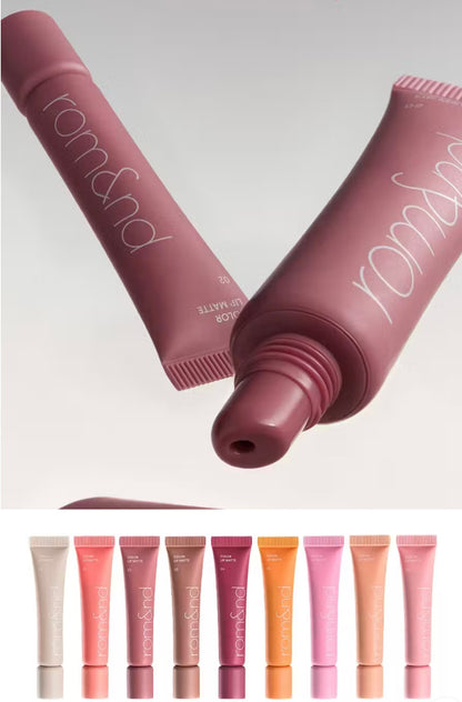 💋 Rom&nd Color Lip Matte – Soft Velvet Mud Matte Lip Cream 🇰🇷