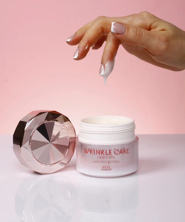 KOSE GRACE ONE WRINKLE CARE WHITE MOIST GEL CREAM - MADE IN JAPAN