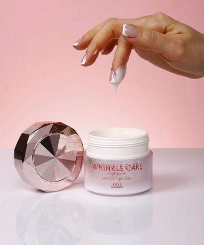 KOSE GRACE ONE WRINKLE CARE WHITE MOIST GEL CREAM - MADE IN JAPAN