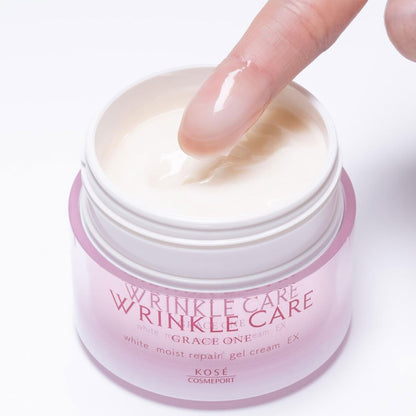 KOSE GRACE ONE WRINKLE CARE WHITE MOIST GEL CREAM - MADE IN JAPAN