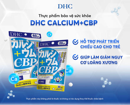 DHC CALCIUM + MAGNESIUM + CBP - MADE IN JAPAN