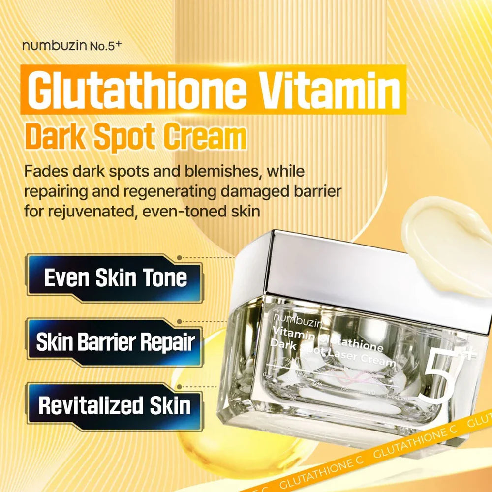 Numbuzin No.5+ Vitamin Glutathione Dark Spot Laser Cream