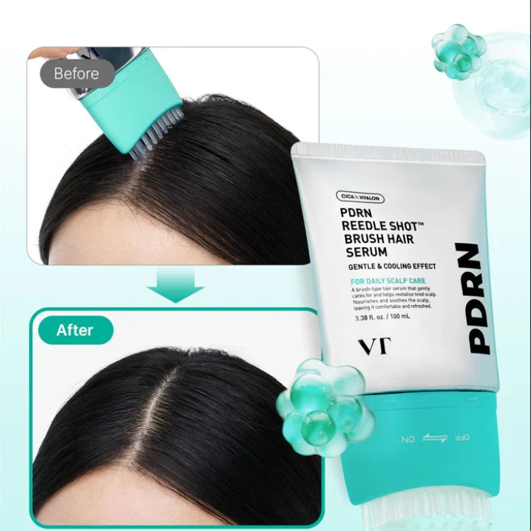 VT PDRN Reedle Shot™ Brush Hair Serum – 100ml - Made in Korea