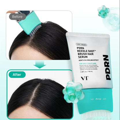 VT PDRN Reedle Shot™ Brush Hair Serum – 100ml - Made in Korea