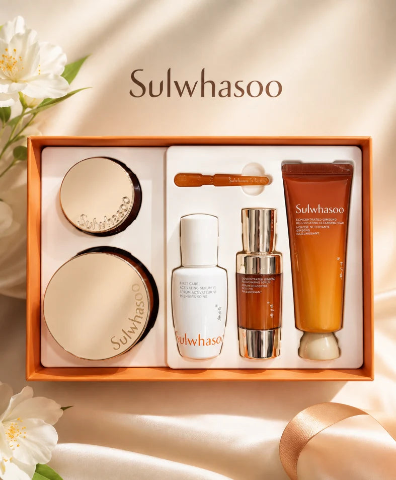 Sulwhasoo Ginseng Premium Skincare Set – Made in Korea