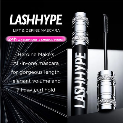 Kiss Me Heroine Make Lash Hype Mascara – For Long, Defined & Curled Lashes