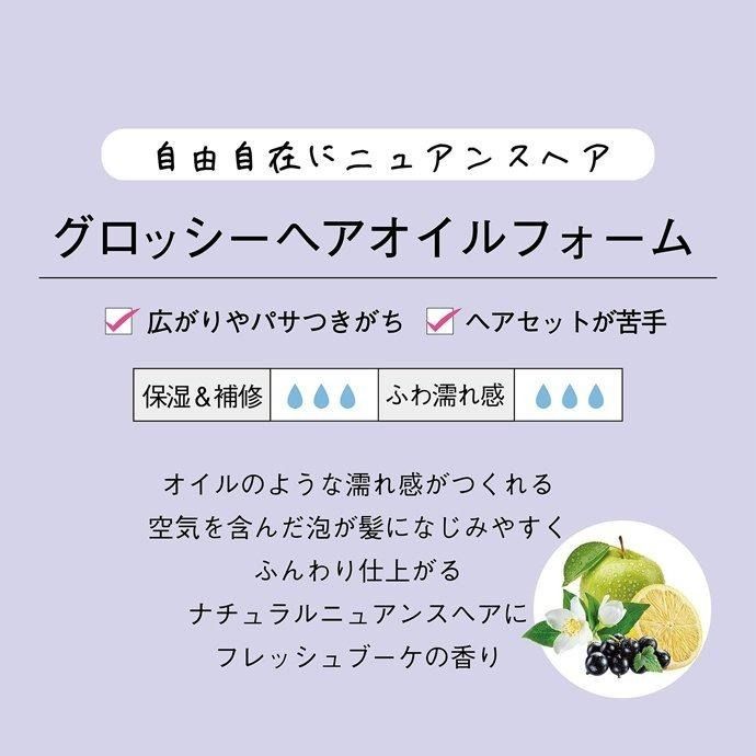 ✨ AIRY & EASY – Glossy Oil Foam