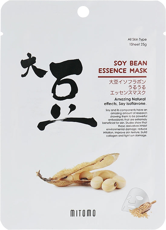 MITOMO SOY BEAN ESSENCE MASK - MADE IN JAPAN
