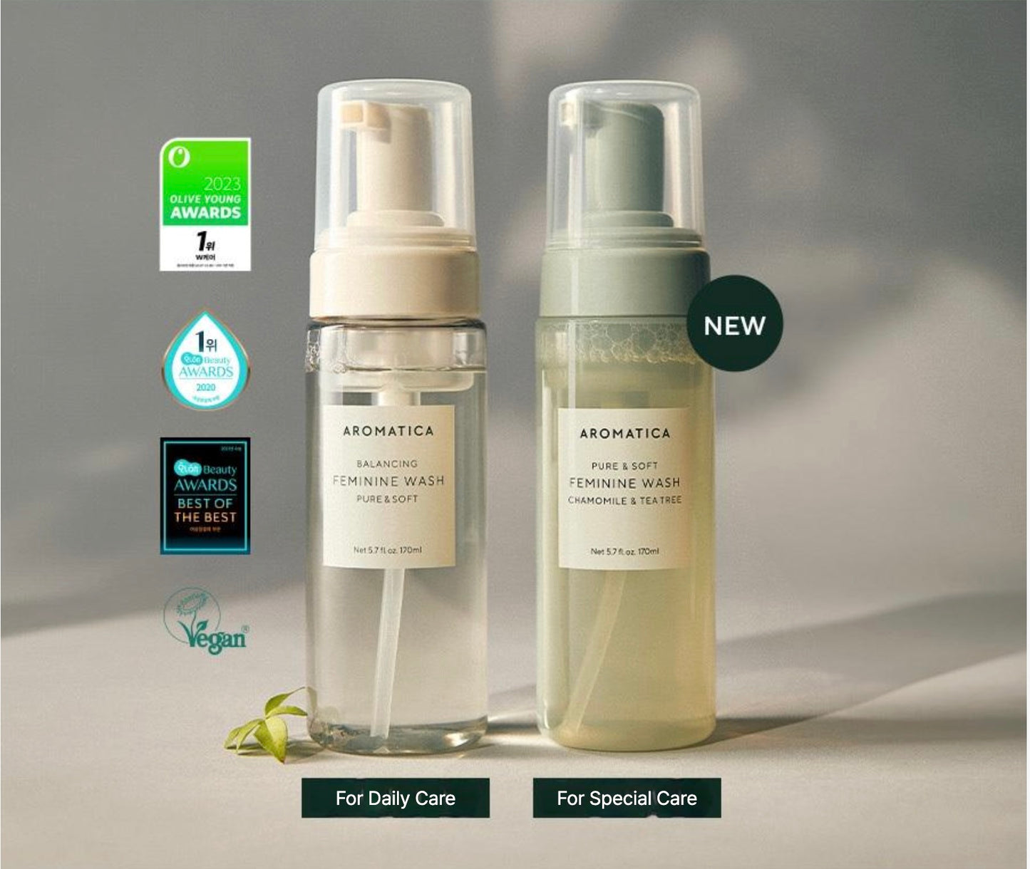 🌿 AROMATICA FEMININE WASH DUO — Scientific, Gentle &Thoughtful Intimate Care