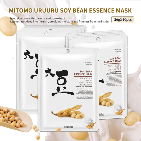 MITOMO SOY BEAN ESSENCE MASK - MADE IN JAPAN