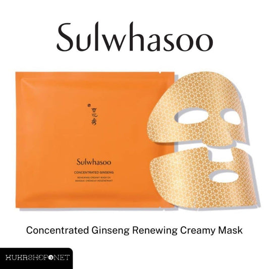 SULWHASOO CONCENTRATED GINSENG RENEWING CREAMY MASK EX - Made in Korea