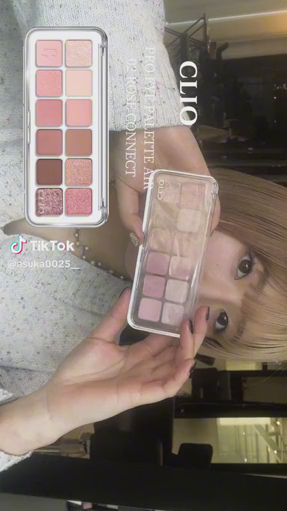 CLIO Pro Eye Palette Air 02 Rose Connect – Soft Nude Pink Palette (Dry Rose)