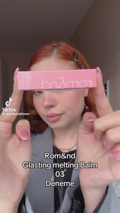 💋 Rom&nd Glasting Melting Balm – Vegan Tinted Lip Balm 3.5g 🇰🇷